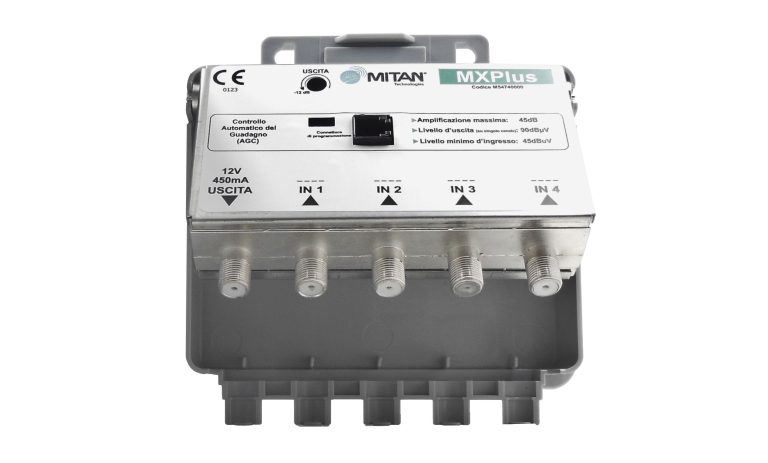 Sistema XPlus Mitan Technologies per qualunque impianto TV/SAT