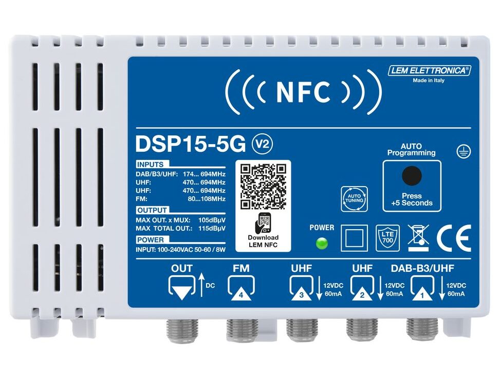 Centraline programmabili per i segnali TV digitale terrestre