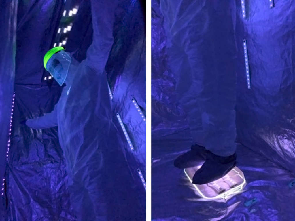 UVC Decontamination Tent