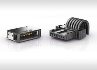 Connettore da cavo a scheda ERNI MicroBridge per l’industria automobilistica