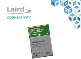 Mouser: a catalogo i moduli BL653 di Laird Connectivity per applicazioni BLE
