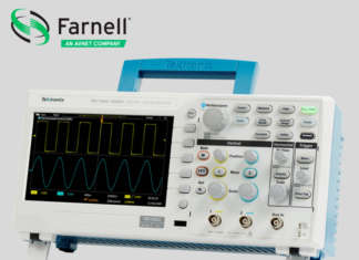 Farnell presenta il nuovo oscilloscopio a memoria digitale TBS1000C di Tektronix
