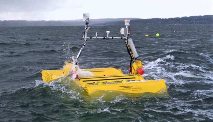 Fig1_VicorMare_008_2021 Figura 1 – Sebbene sia stata prestata molta attenzione ai progressi nella tecnologia dell'energia solare ed eolica, C-Power è un pioniere nello sfruttamento efficiente dell'energia delle onde oceaniche per consentire nuove forme di applicazioni offshore tra cui l'esplorazione e la produzione di petrolio e gas, il sequestro del carbonio offshore, la ricerca oceanografica, l'acquacoltura e difesa della patria.