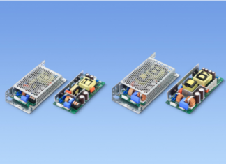 Cosel: nuovi alimentatori open-frame convection cooled con una potenza di picco del 200% per applicazioni industriali