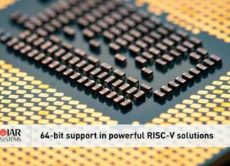 IAR Systems estende le soluzioni RISC-V con il supporto a 64 bit