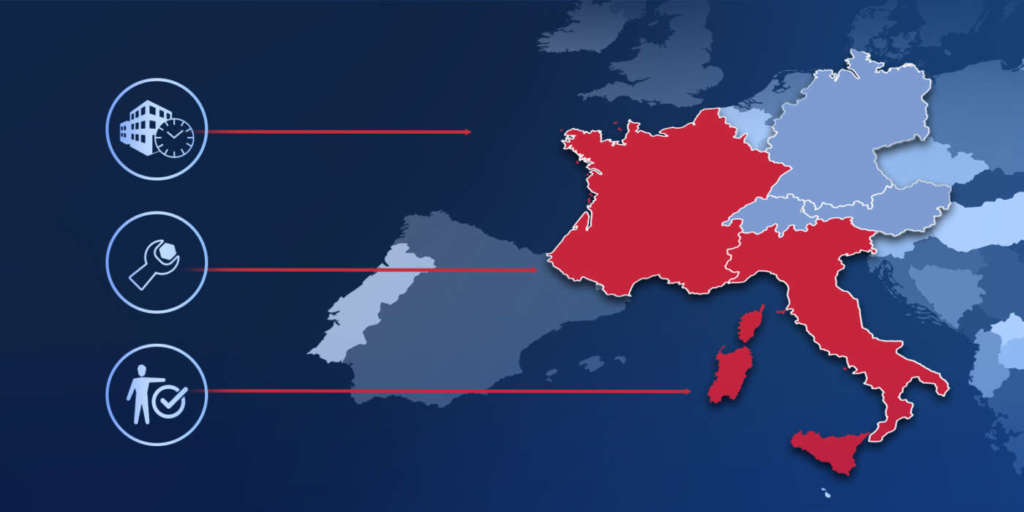 Rosenberger OSI_Offerta di servizi in Italia e Francia