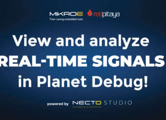 NECTO Studio IDE 2.3.0 di MIKROE supporta Red Pitaya