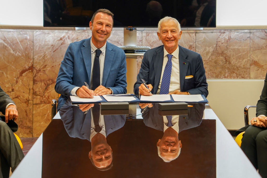   Nelle foto il Rettore Stefano Corgnati e il presidente Spea Luciano Bonaria – Credits Politecnico di Torino