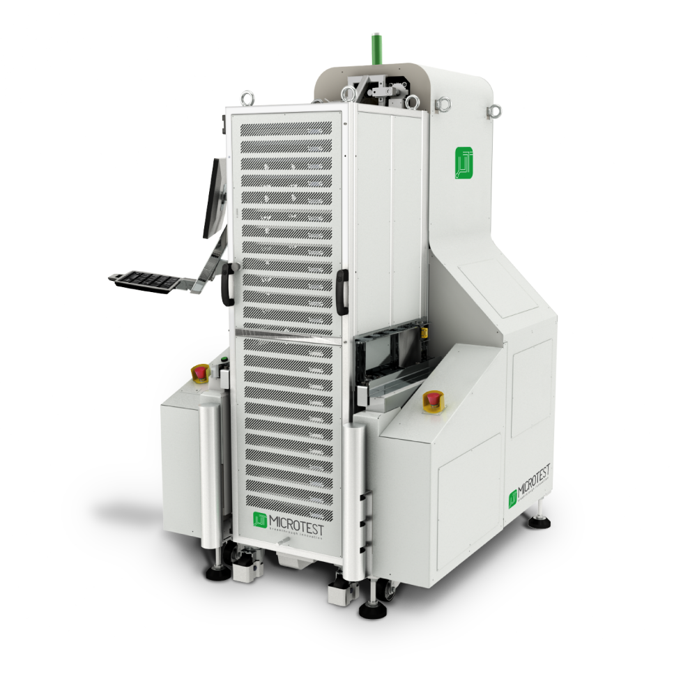 Figura 2 – L’innovativo sistema Burn-In sviluppato da Microtest per il test dei microcontrollori rivoluziona il concetto di base perché non necessita di forno
