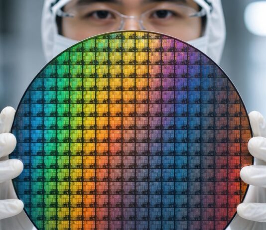 Pechino vuole mettere sotto licenza il know-how dei chip Controlli export Cina sulla progettazione di chip AI: wafer di silicio