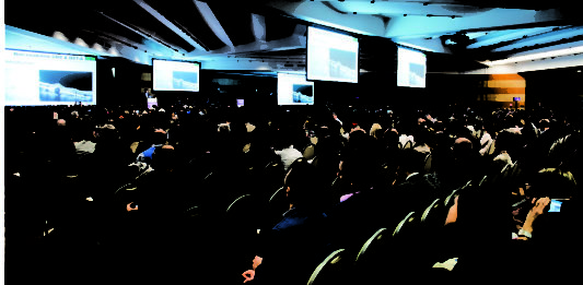 la sala gremita in occasione del congresso internazionale di angiografia, svoltosi a Roma, lo scorso mese di dicembre