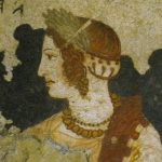 Fig. 3 Ritratto di Velia (IV secolo a.C.; affresco; Tarquinia, Tomba dell’Orco). Fonte: wikimedia.org