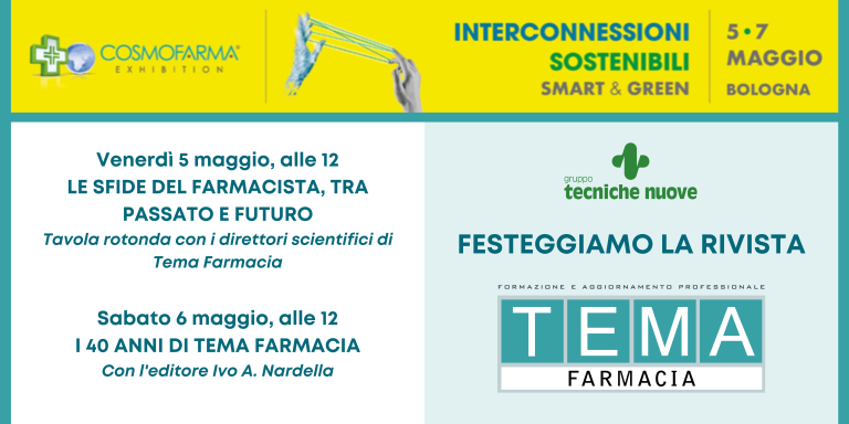 I 40 anni di Tema Farmacia a Cosmofarma