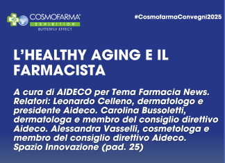 L’Healthy aging e il farmacista: a Cosmofarma un evento per guardare al futuro