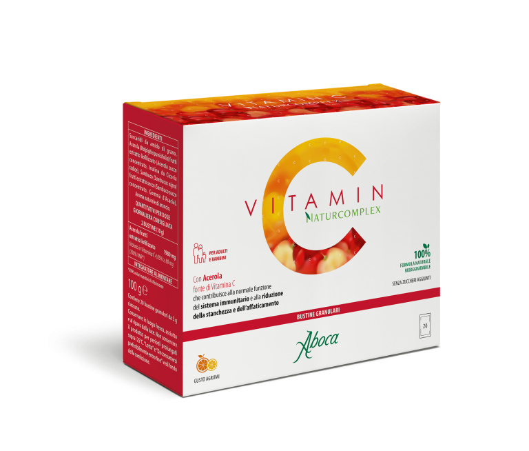 Vitamin C Naturcomplex di Aboca: la Vitamina C 100% naturale