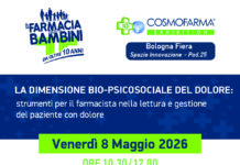 Farmacisti e dolore, una nuova lettura: l’approccio bio-psicosociale a Cosmofarma dolore bio-psicosociale farmacista