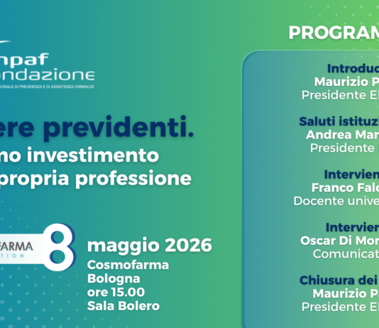 ENPAF a Cosmofarma 2026: previdenza e futuro della professione del farmacista previdenza farmacisti ENPAF Cosmofarma 2026