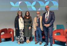 La longevità ha trasformato il mercato del lavoro: quali nuove prospettive? E per la farmacia? Sa sinistra: Barbara Falcomer, Carola Salvato, Giuseppe Carrella, Alberto Antonietti.