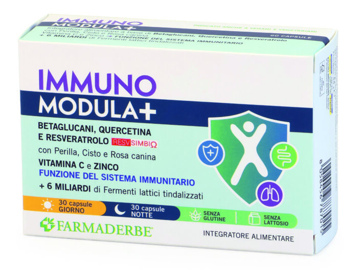 Pubbli_farmaderbe_10_26_ImmunoModula IMMUNO MODULA+ Stimolare o modulare? L’equilibrio immunitario segue il ritmo delle 24 ore