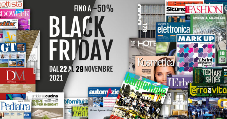 Black Friday 2021 Gruppo Tecniche Nuove, approfitta dell’offerta