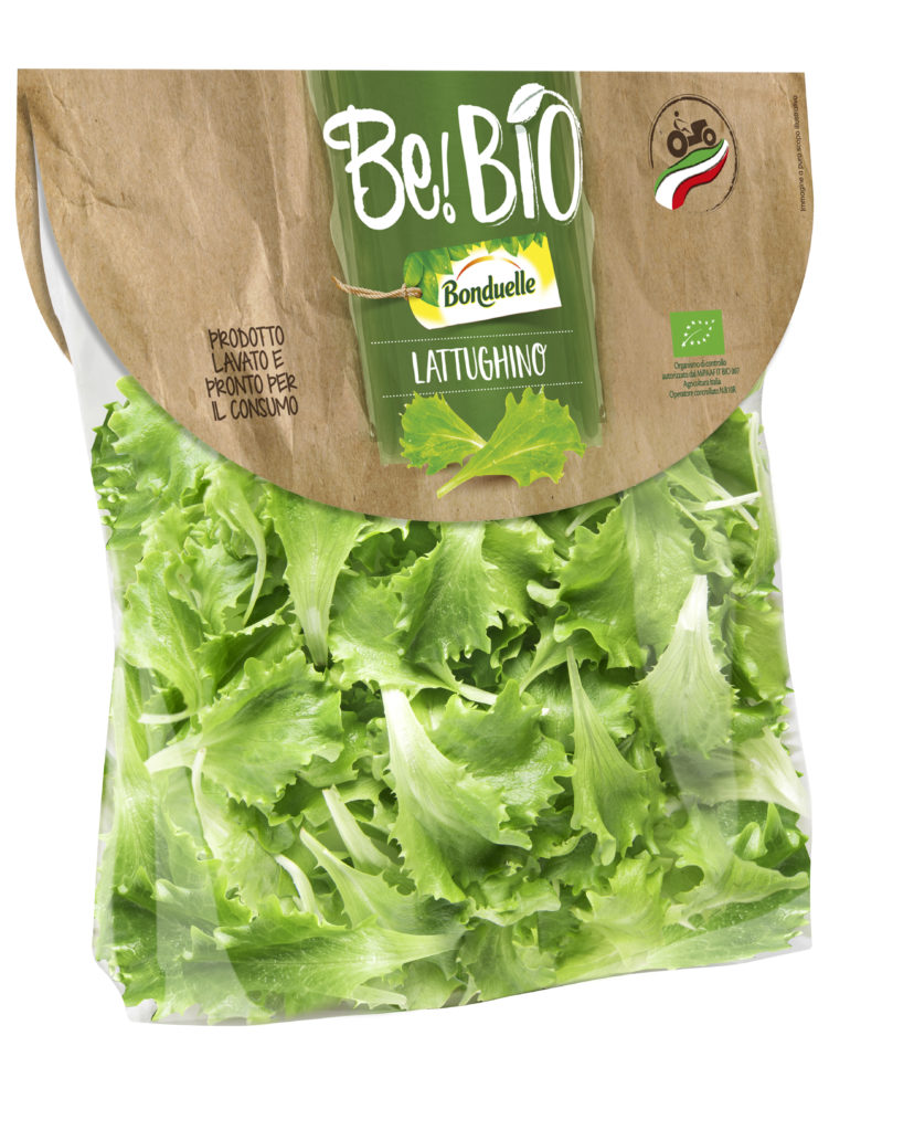 Lattughino Bio in IV gamma Bonduelle Be! Bio