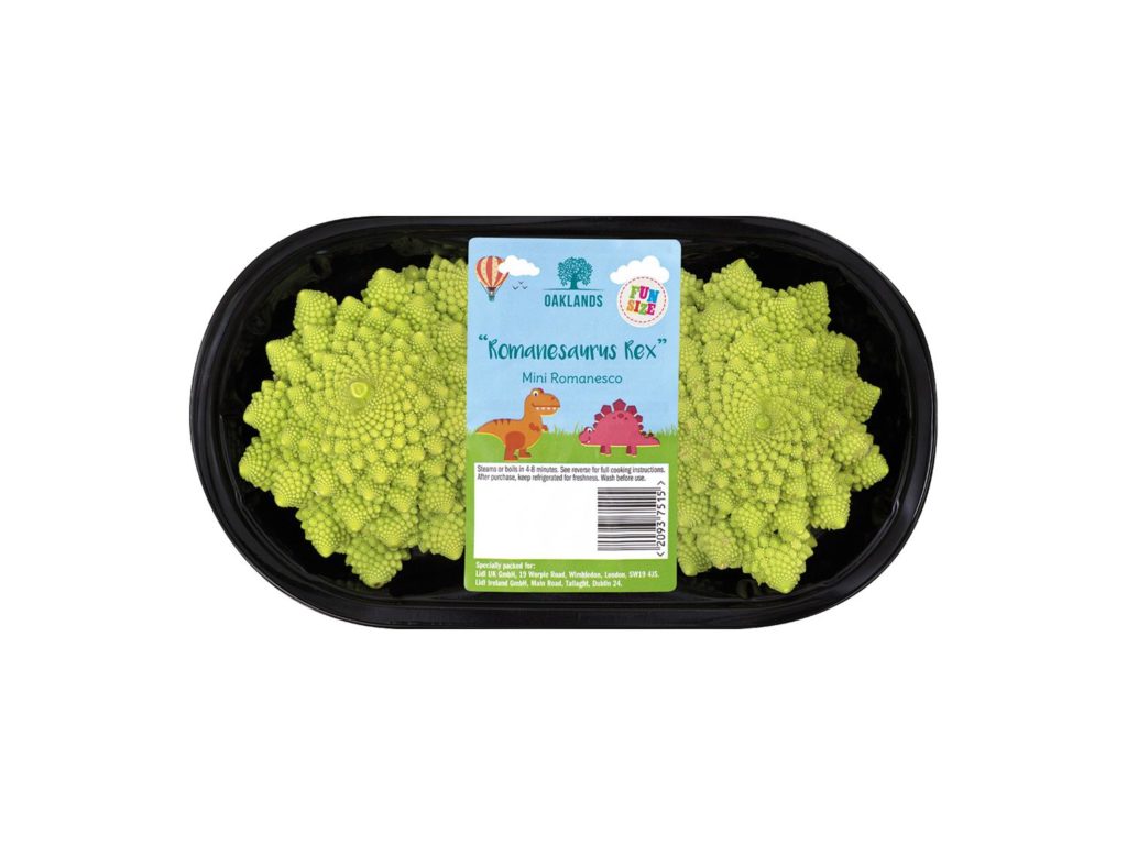 Romanesaurus, il cavolo romanesco di Lidl Uk