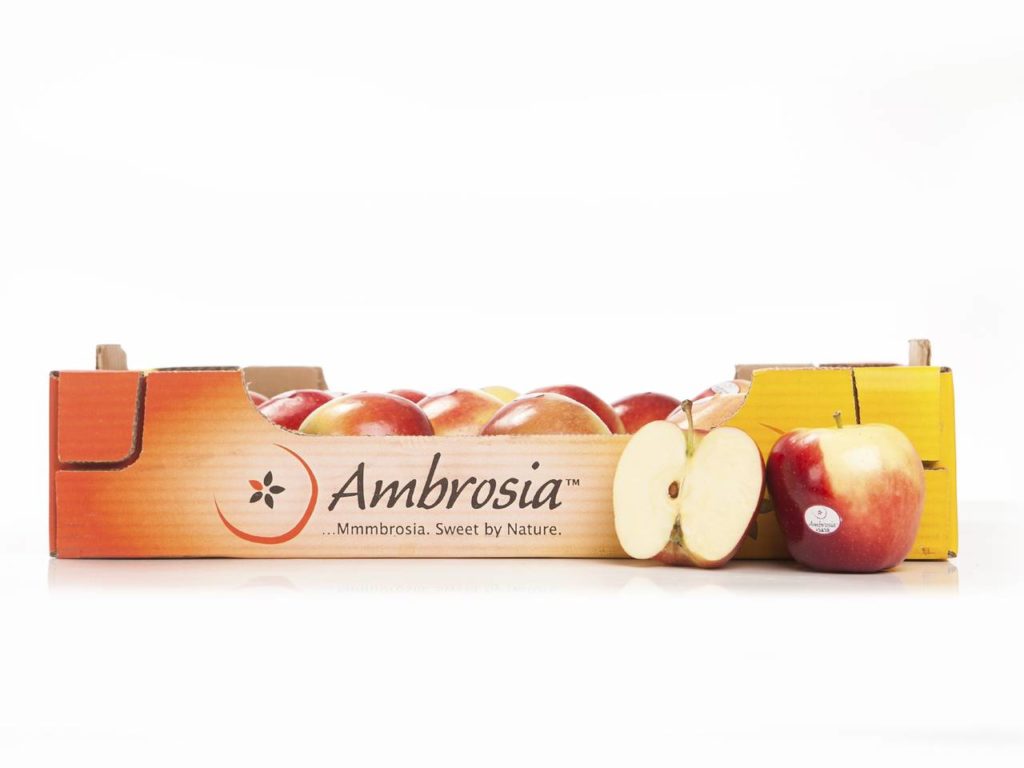 Il packaging per le mele Ambrosia