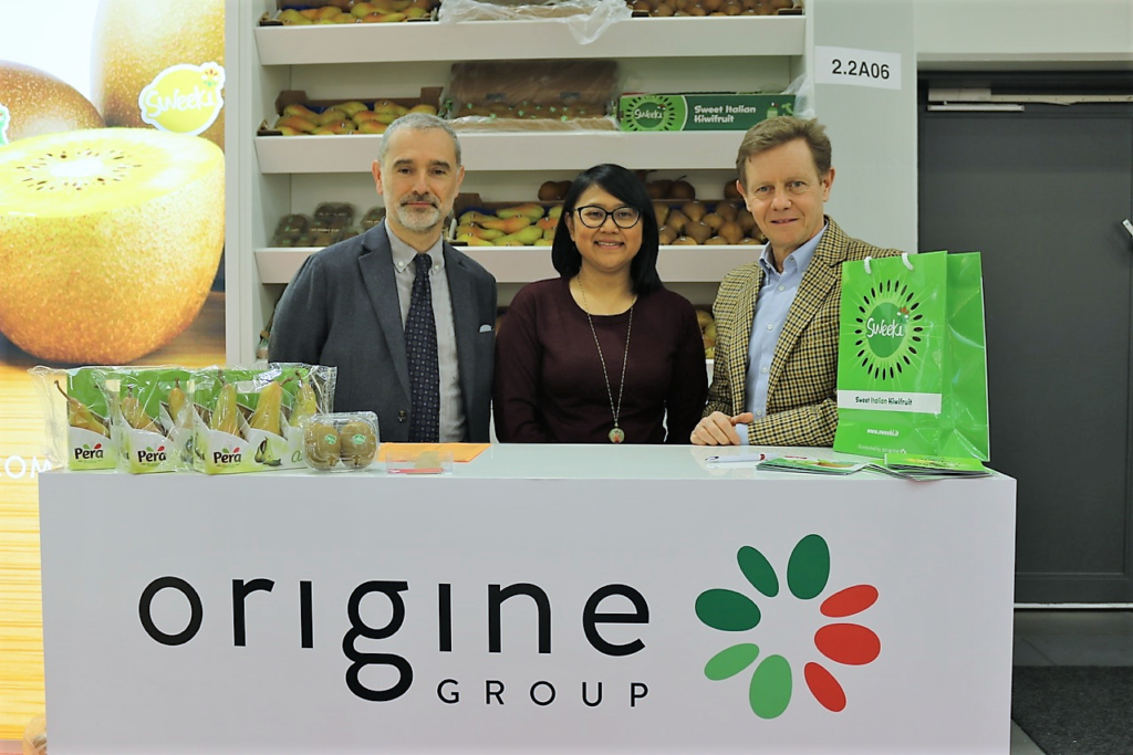 Alessandro Zampagna (nella foto da sinistra), Reen Nordin e Alberto Garbuglia (consigliere delegato Origine Group)