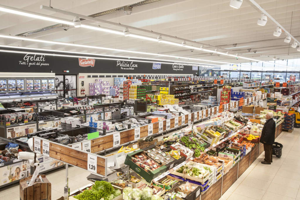Punto vendita Lidl interno