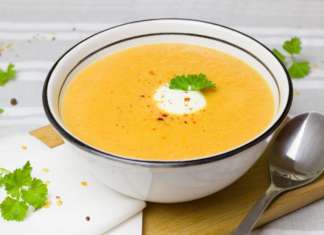 Crema di carote: il consumo regolare di frutta e verdure difende da molte malattie