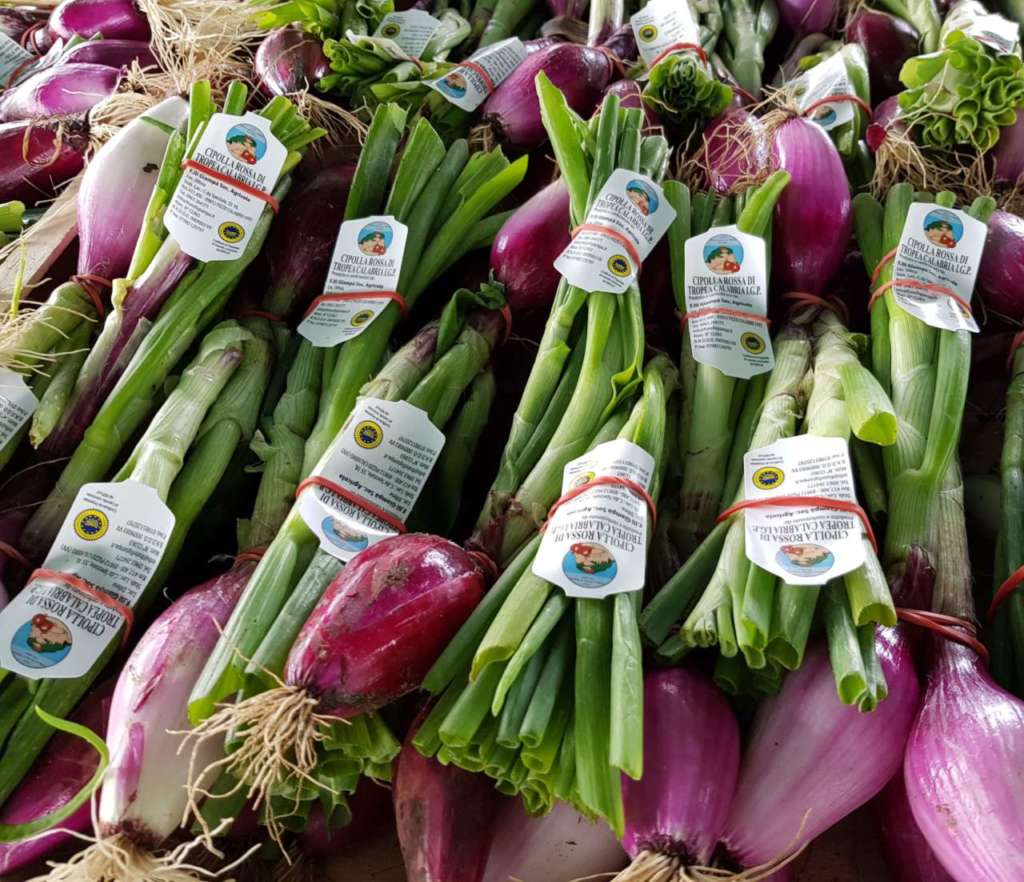 La Cipolla Rossa di Tropea Calabria Igp è uno dei prodotti alimentari top della regione