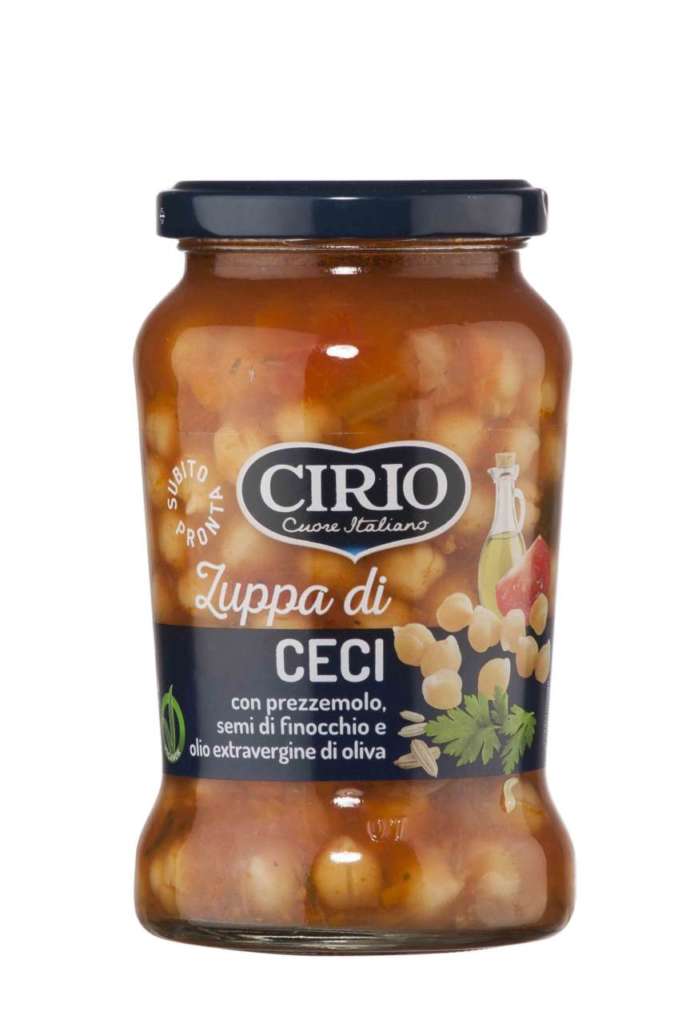 Sono tre le referenze per le nuove Zuppe Pronte Cirio in vasetto di vetro, disponibili da gennaio nella gdo
