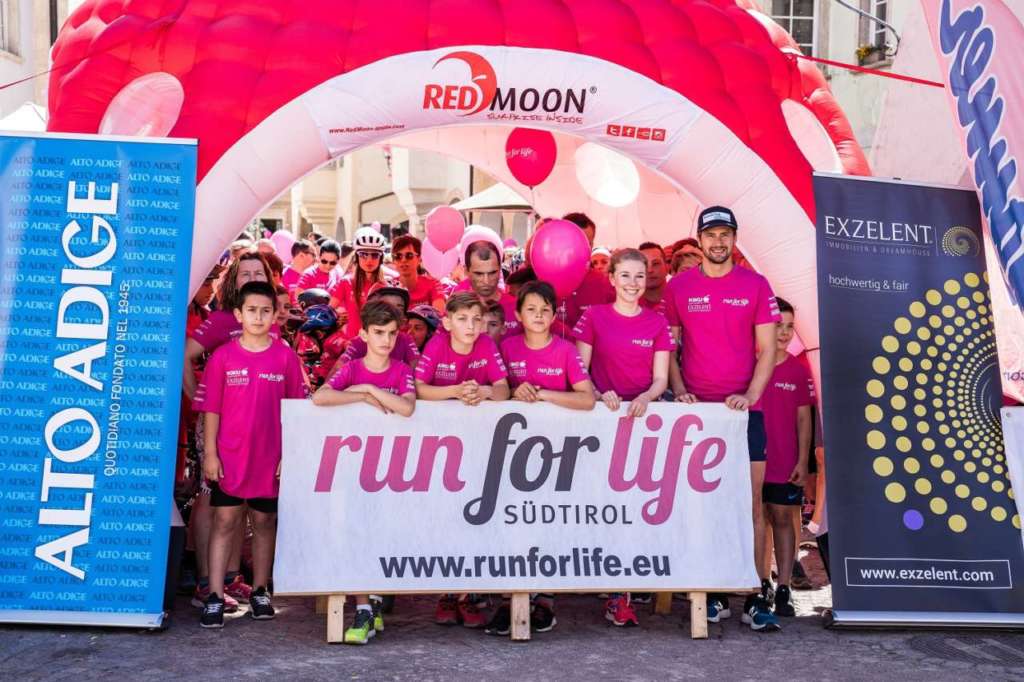 Red Moon ha partecipato come main sponsor alla terza edizione di Run for life Südtirol, una corsa non competitiva