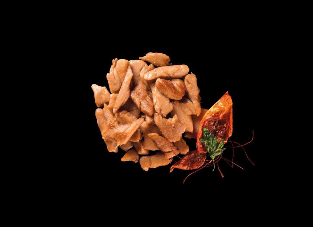 Gli straccetti di pollo della linea Food Evolution sono prodotti completamente vegan e senza glutine
