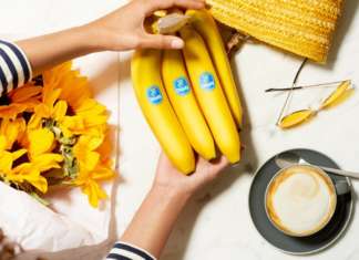 Chiquita è nota sul mercato italiano come “La banana 10 e lode”, riconosciuta per l’iconico bollino blu