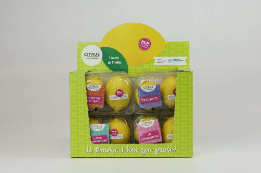 Gli espositori di limoni di Citrus-L'Orto Italiano sono disponibili da giugno nella grande distribuzione organizzata