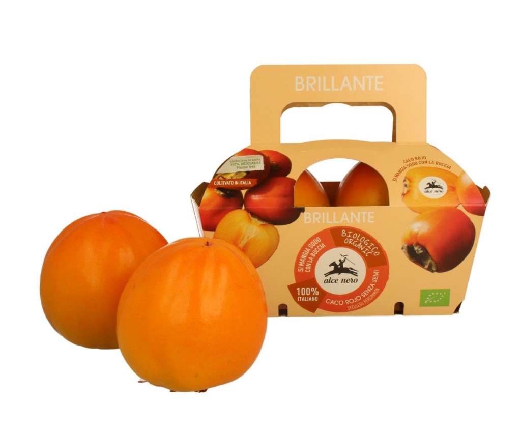 L'innovativo Caco Rojo Brillante bio proposto da Alce Nero con il socio Brio