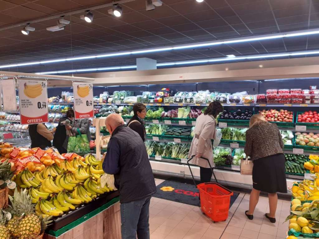 Febbraio frena la spinta positiva di gennaio agli acquisti di ortofrutta (foto d'archivio)