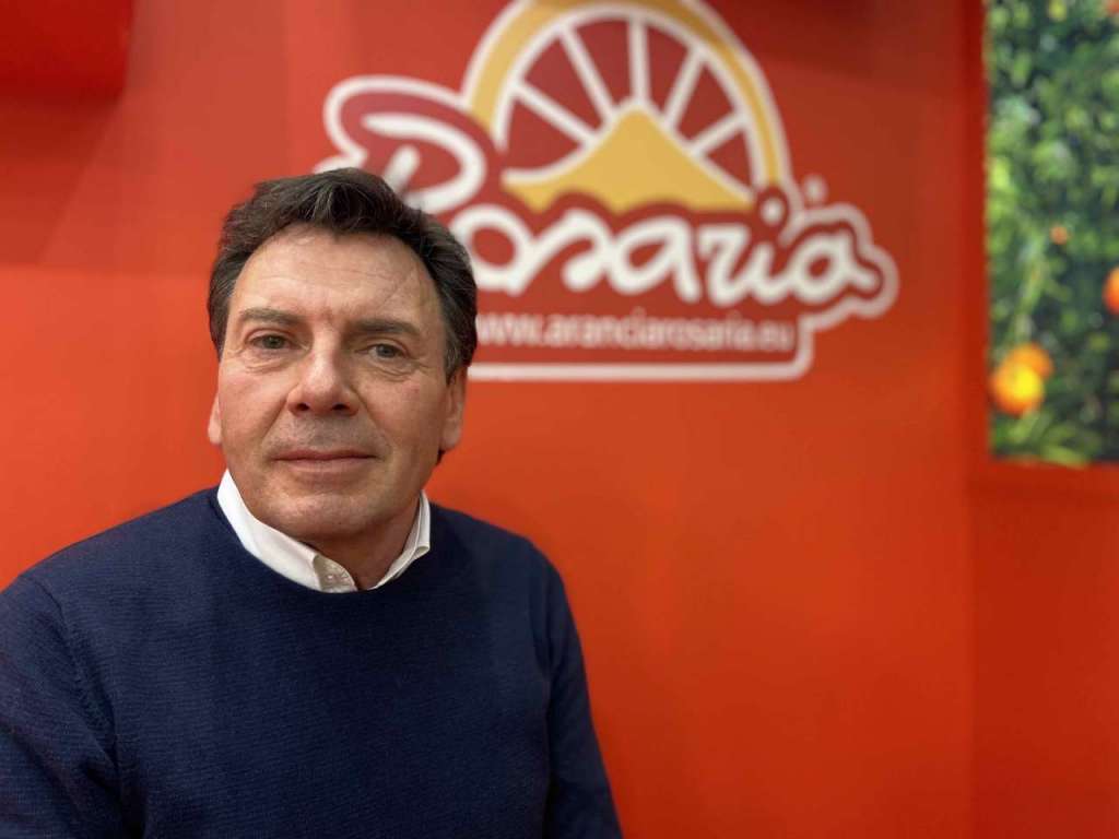 Aurelio Pannitteri, presidente dell’OP Rosaria, è soddisfatto dell'interesse riscosso dalle novità Arancia Bionda e Arancia Bio