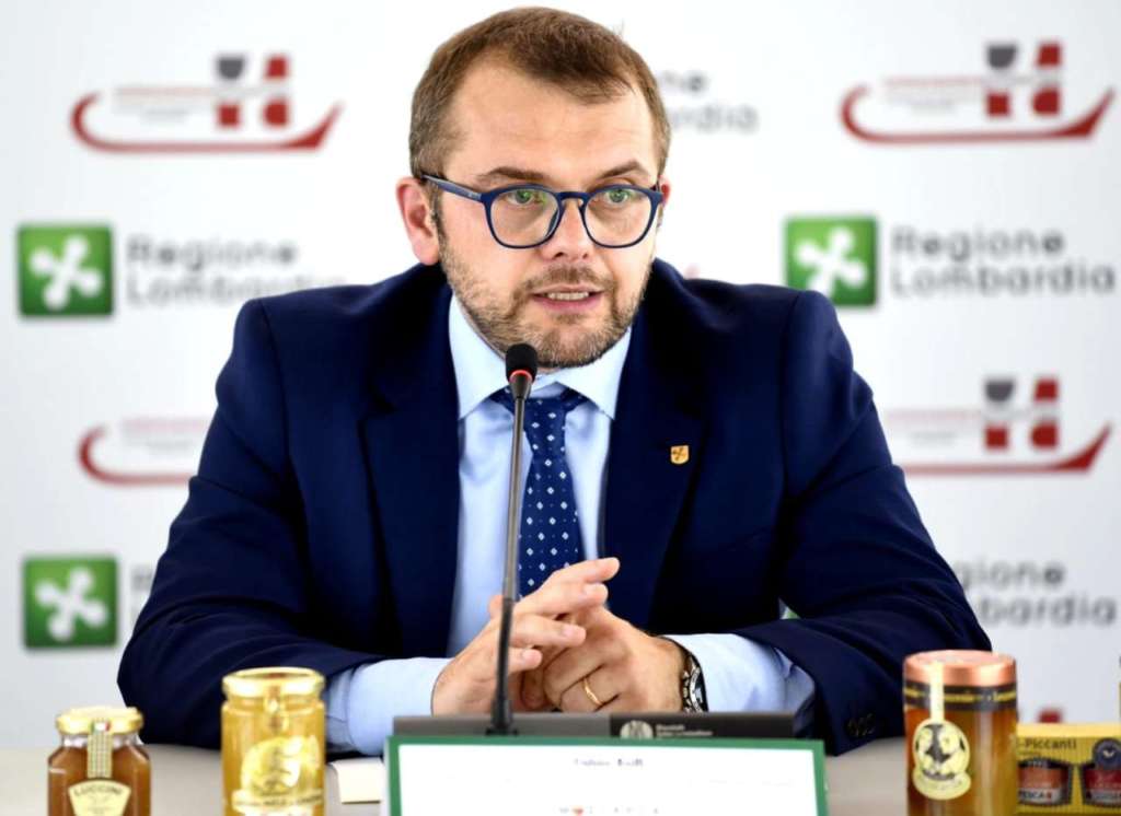 L'assessore di Regione Lombardia Fabio Rolfi