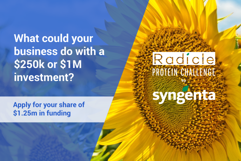 Le domande per partecipare a The Radicle Protein Challenge possono essere presentate fino al 29 maggio 2020