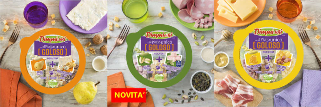 La gamma dei piatti unici Goloso Dimmidisì