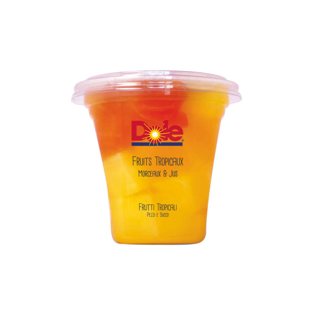 Coppetta di frutta Dole, gusto Frutti Tropicali