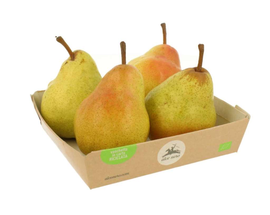 Pere bio Brio a marchio Alce Nero, da metà luglio in gdo