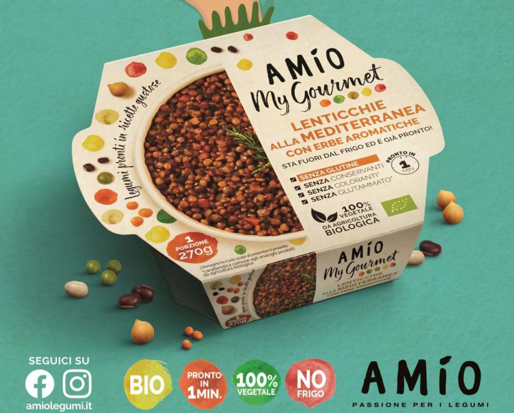Lenticchie alla Mediterranea con Erbe Aromatiche, linea AMÍO My Gourmet