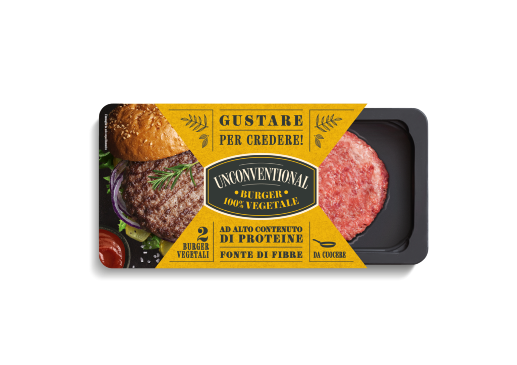 Unconventional Burger Granarolo, un burger 100% vegetale