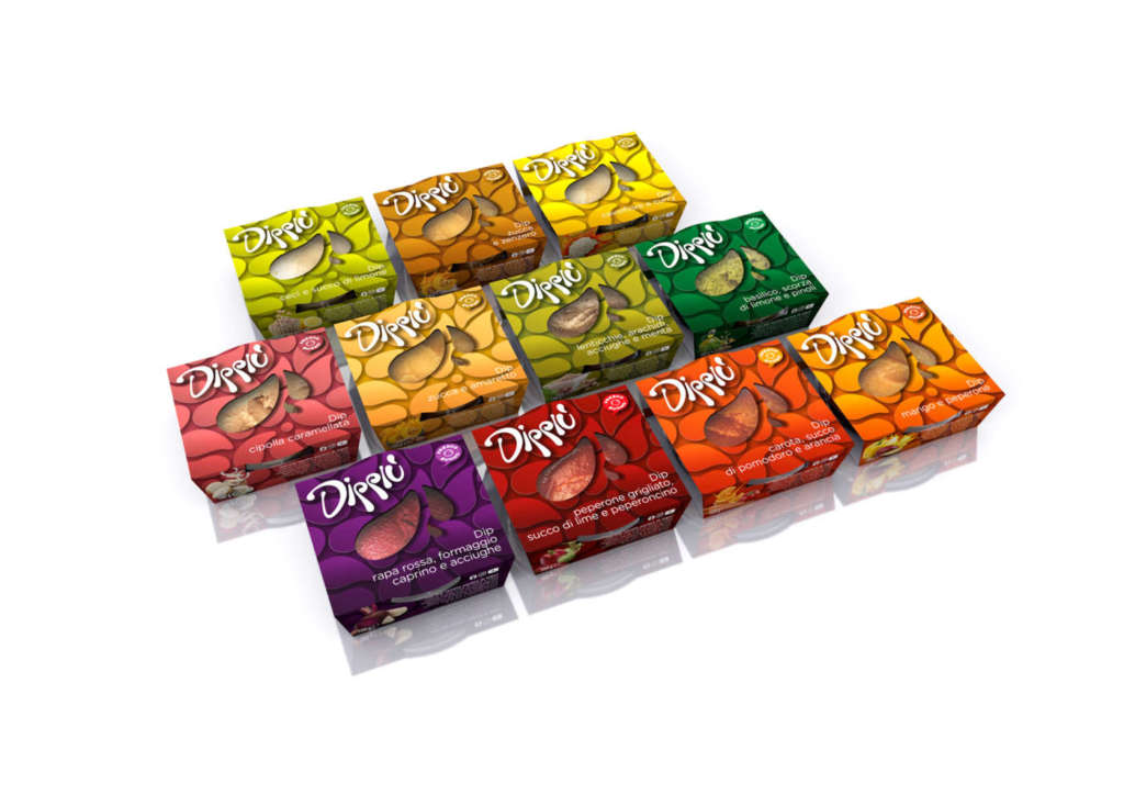 La linea di dip a marchio Dippiù