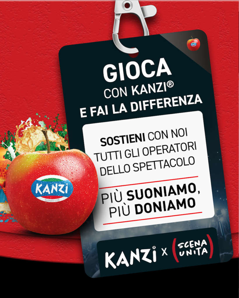 Continua il legame della mela Kanzi con la musica