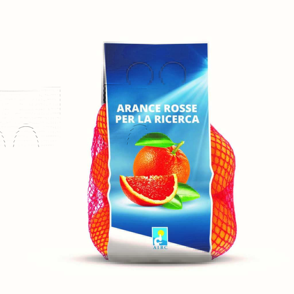 Le reticelle arance rosse della ricerca per Airc