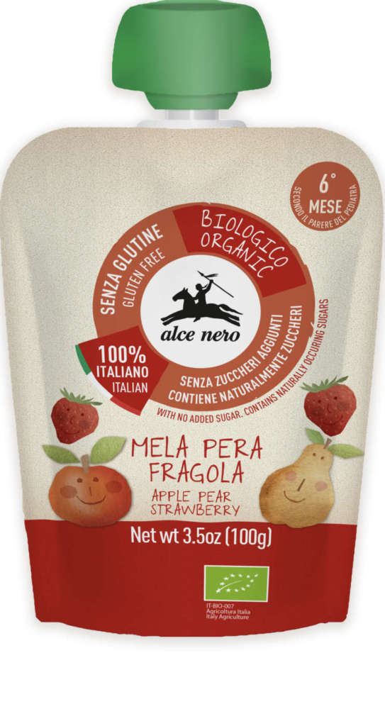 La nuova purea bio lanciata da Alce Nero